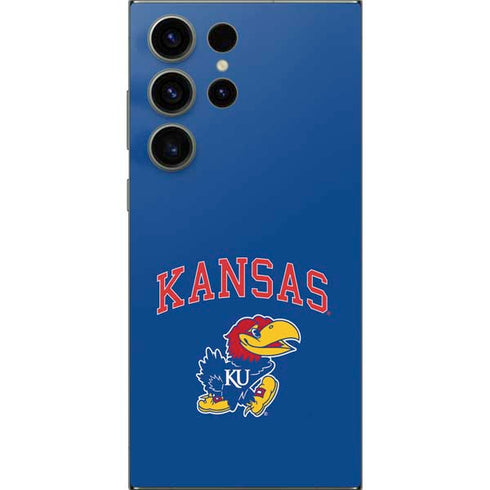 University of Kansas Collegiate Text Galaxy S25 Ultra Skin